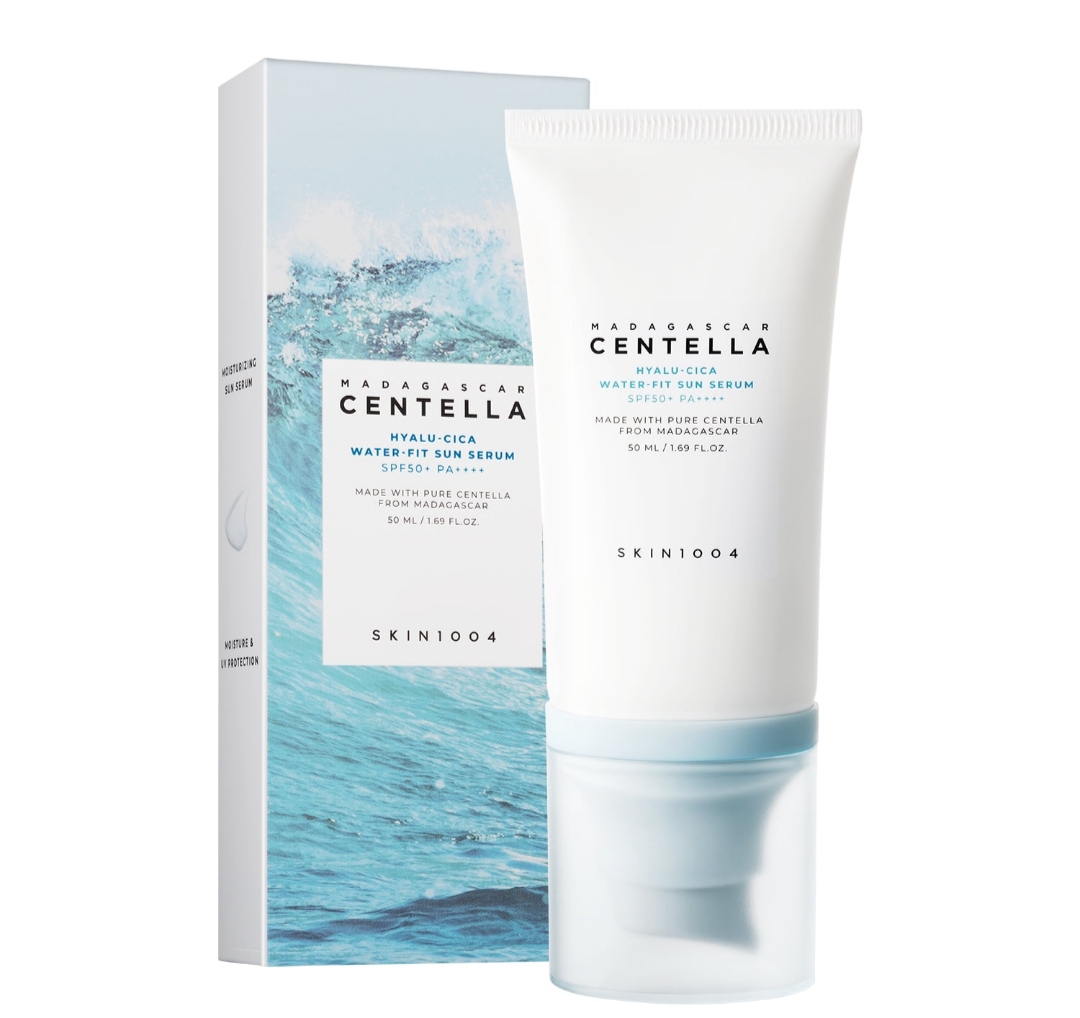 ضد آفتاب سنتلا بی رنگ Madagascar Centella Hyalu‑Cica Water‑Fit Sun Serum SPF50