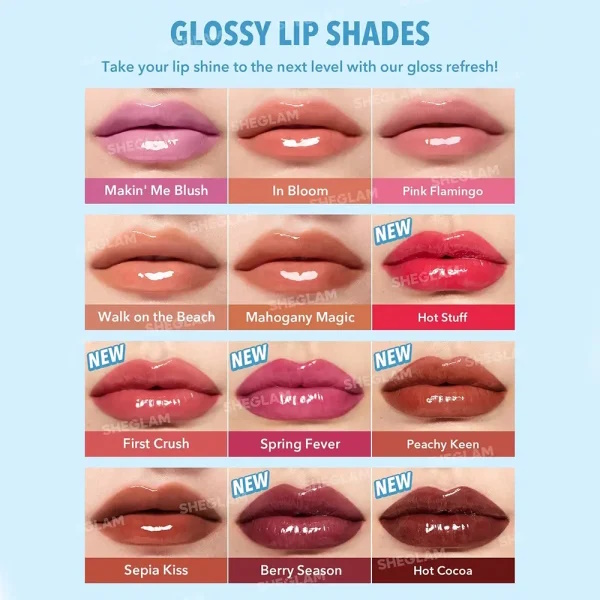 لیپپلامپر شایندار شیگلم (حجمدهنده لب) SHEGLAM Pout Perfect Shimmer Lip Plumper – Repulpeur à Lèvres